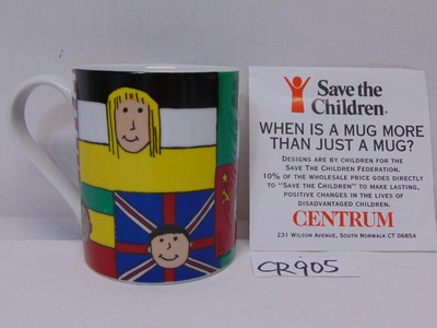 CENTRUM SAVE THE CHILDREN MUG CUP DIFFERENT PEOPLE ''CHILDREN OF THE WORLD'' 