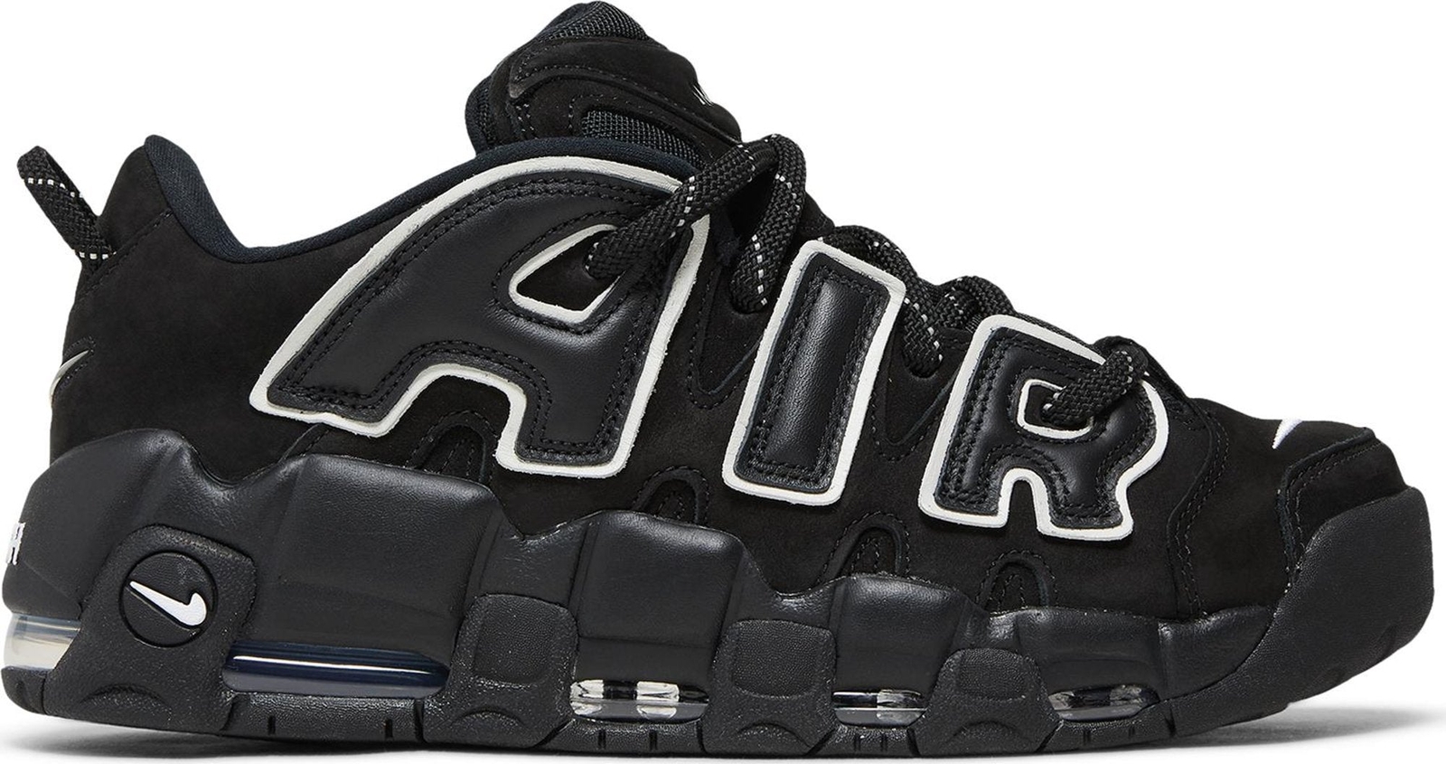 [FB1299-001] Мужские кроссовки Nike Air More Uptempo с низкой ПОСАДКОЙ, черные