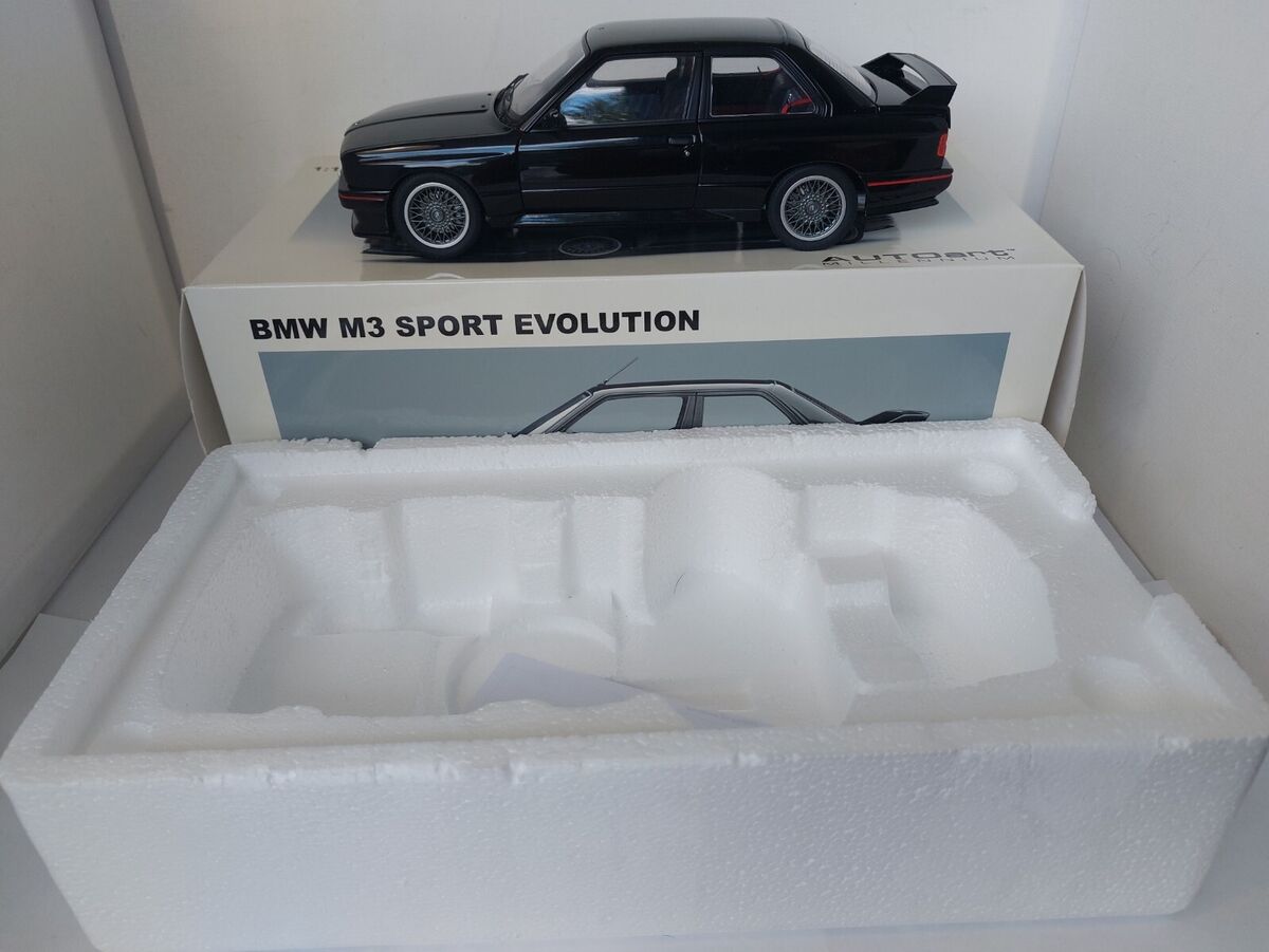 自動車 BMW M3 SPORT EVOLUTION 1/18 AUTOART AUTOart BMW M3 Sport Evolution Black 1:18 In Box | eBay