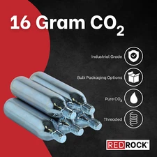 10 ea Redrock 16 Gram Unthreaded  CO2  8.3 mm Swoosh  HVAC Drain Gun