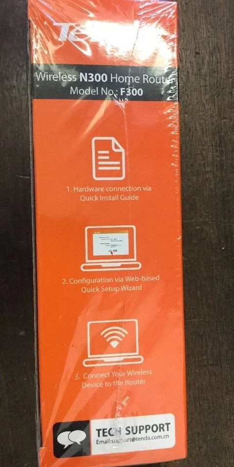 Tenda Wireless N300 Home Router F300 - Image 3 of 3