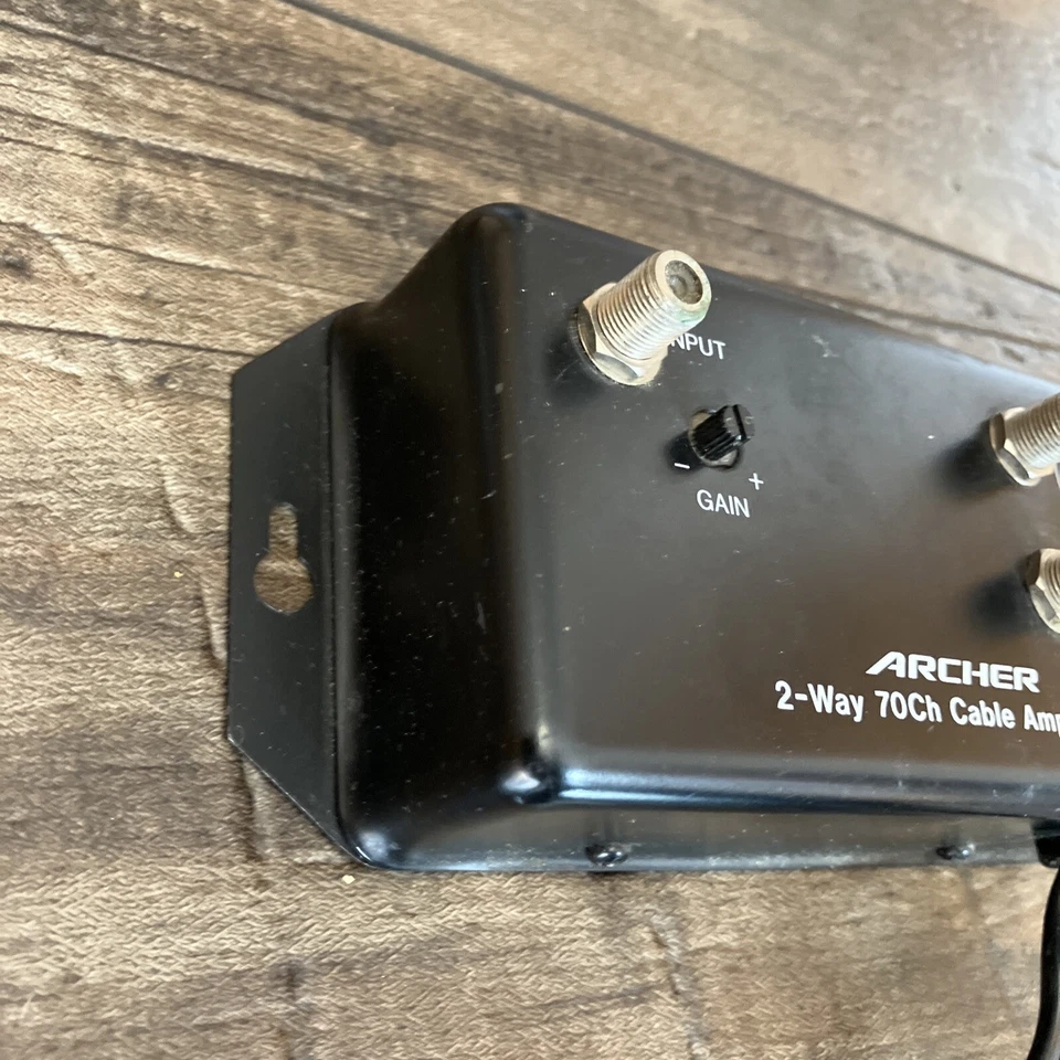 Untested ARCHER 2-WAY 70Ch CABLE AMPLIFIER 15-1960 120V - Image 3 of 4