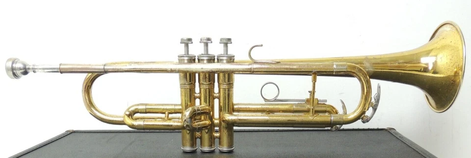 Trompeta King Bb 600🎺 1977 Cleveland EXTRAS Bach 5c boquilla, estuche SN 642821 Foto 3 de 4