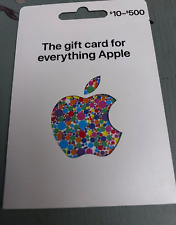 Apple iTunes Gift Card NO VALUE Rechargable $15-$500 (IL/RT6-S36-NIB)