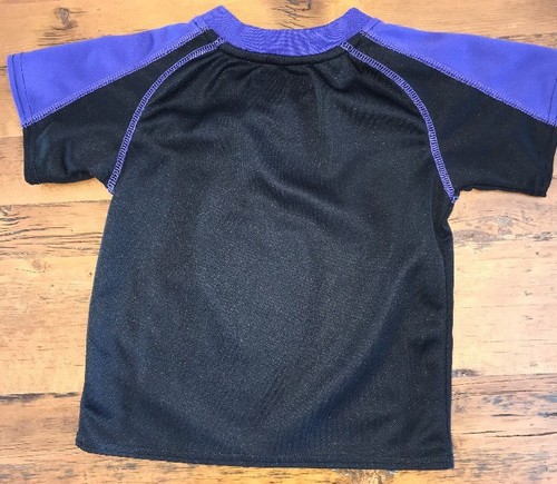 Colorado Rockies Black True Fan Baseball Athletic Shirt Jersey Youth Size 4 MLB - Picture 4 of 4