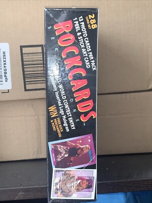 Rock Cards Series 1 1991 Brockum Sealed Box MEGADETH Motley