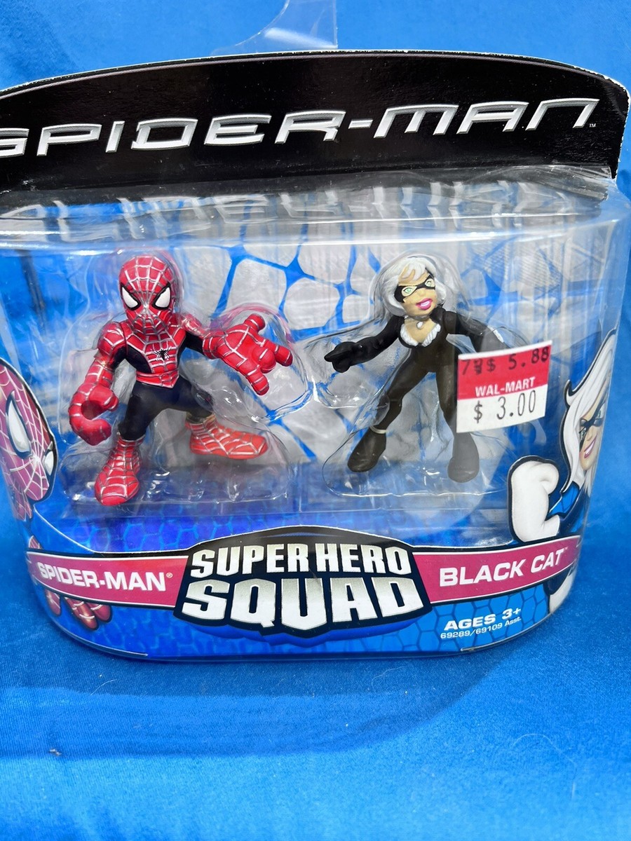 Marvel Super Hero Squad SEALED Wave 18: SPIDER-MAN & BLACK CAT | eBay
