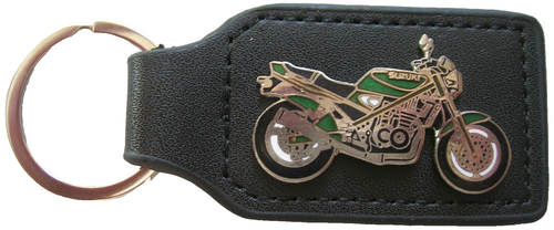 Schlüsselanhänger Suzuki GSF 400 / GSF400 Bandit grün green Art. 0149 - Picture 2 of 9