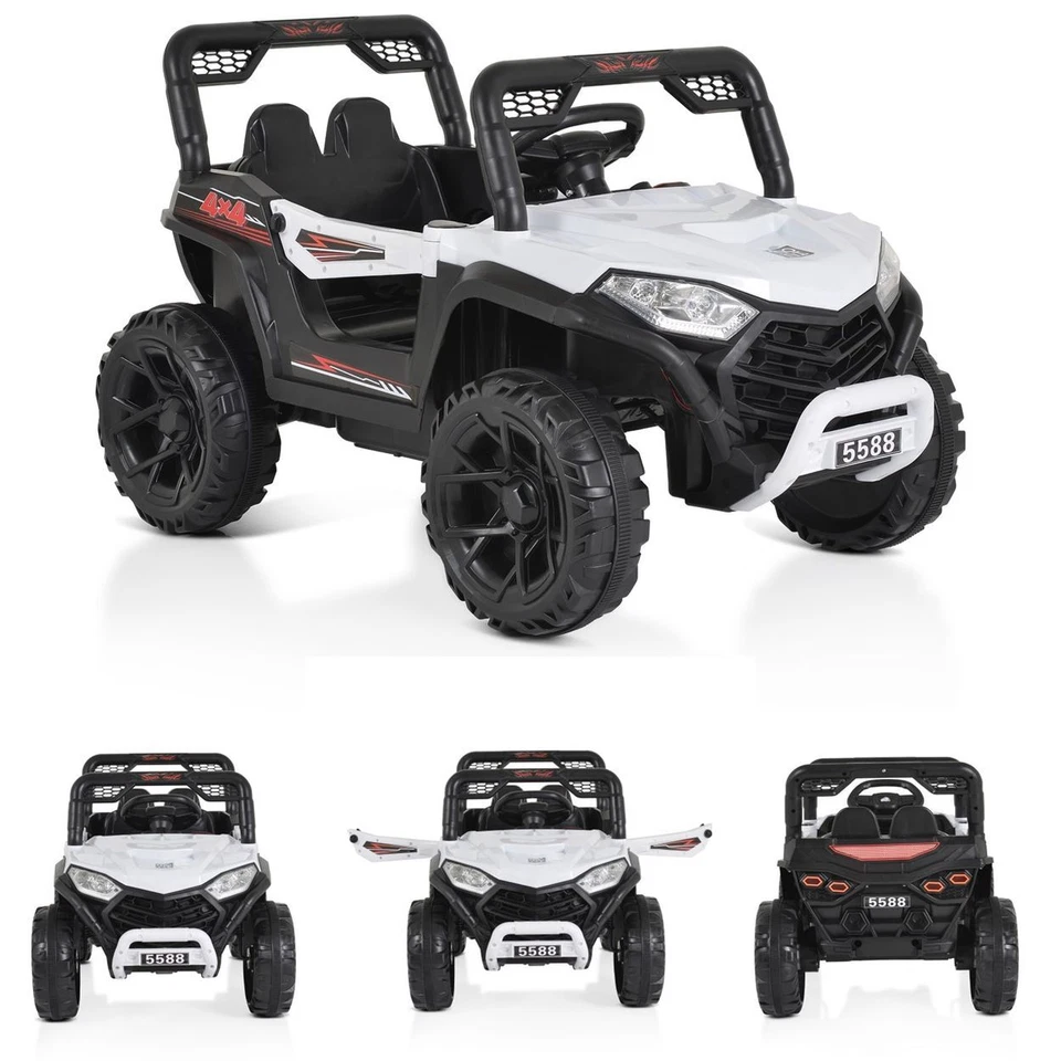 Moni Kinder Elektroauto Buggy UTV 5588 Fernbedienung MP3 Gurt 2 Motoren Lichter