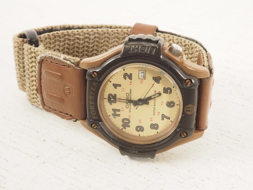 Men's Casio FT-500W Forester Illuminator Watch Factory Band WORKING NICE - 第 1/4 張圖片