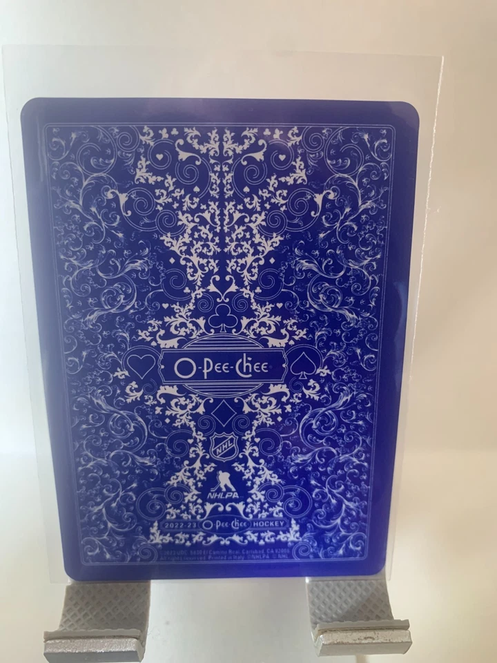 2022-23 O-Pee-Chee OPC Playing Cards #8SPADES Kyle Connor - Image 2 of 2