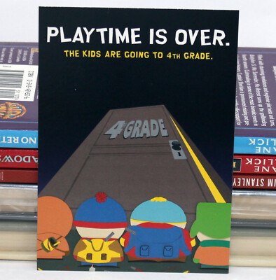 SOUTH PARK Playtime Over 4th Grade Years Comedy Central - Free MaxRacks Postcard