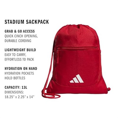 adidas Stadium Sackpack – Drawstring Backpack One Size Team  display picture 1