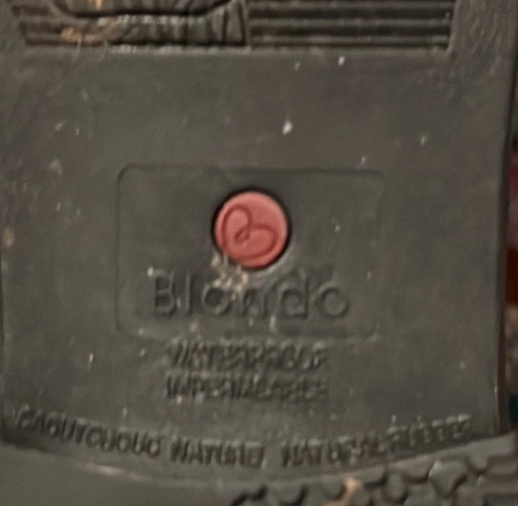 Botas para mujer Blondo gris oscuro hasta la rodilla 8W Foto 2 de 3