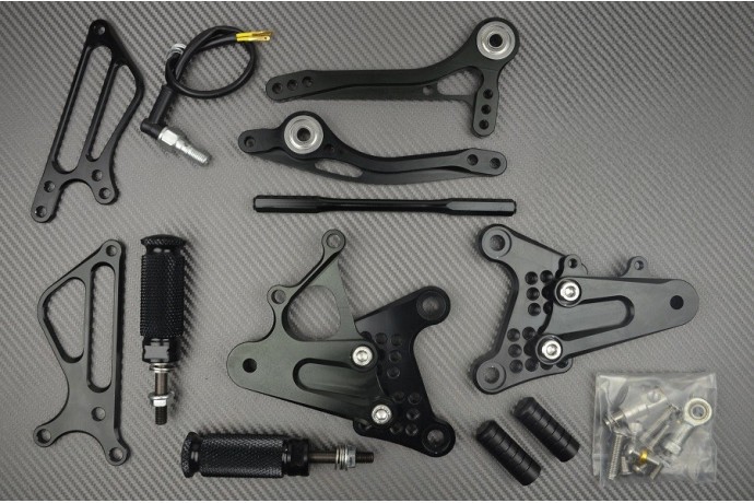 Commandes reculées Kawasaki ZX-6R 2019-2023 pour sessions sur circuit - 2