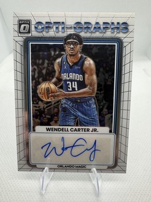 Wendell Carter Jr. RC #/99 2022-23 Donruss Optic Opti-Graphs  #OG-WCT