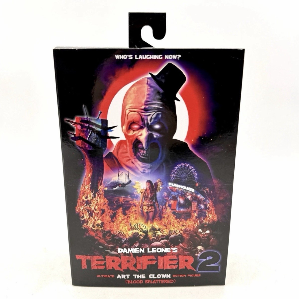 NECA Terrifier 2 Art The Clown Blood Splattered Target Haulathon