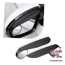2PCS Car Blind Spot Mirror, Adjustable Wide Angle Side Mirror with Rain Visor