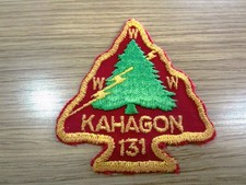 OA Kahagon Lodge 131,A3b, 1970s Pine Tree,pp,DRD TRR patch,52,158,195,261,370,MA