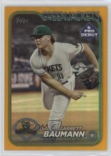 2024 Topps Pro Debut Gold Foil 6/50 Garrett Baumann #PD-4 1f5h