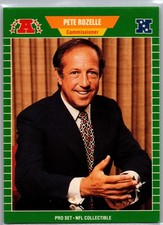 1989 Pro Set #1 Pete Rozelle Commemorative Collectible