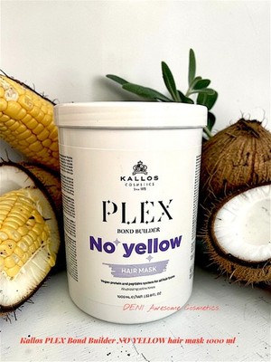 Kallos PLEX Bond Builder NO YELLOW Haarmaske 1000 ml