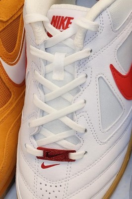 Nike Replacement Lace Tags Shoe badge Swoosh Tags Ruby Red 