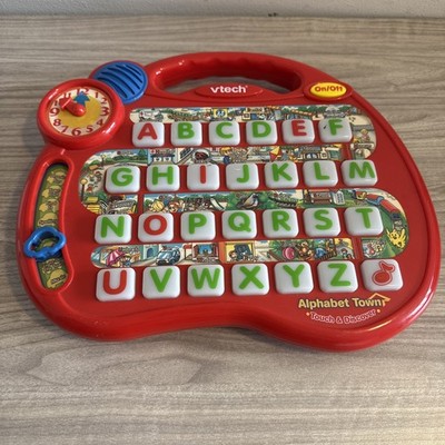 VTech Touch & Discover Alphabet Town Educational Learning Toy Tested Works