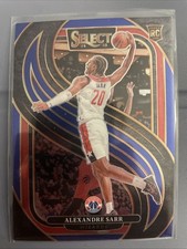 2024-25 Panini Select - Premier Level Alexandre Sarr #185 Blue Prizm (RC)