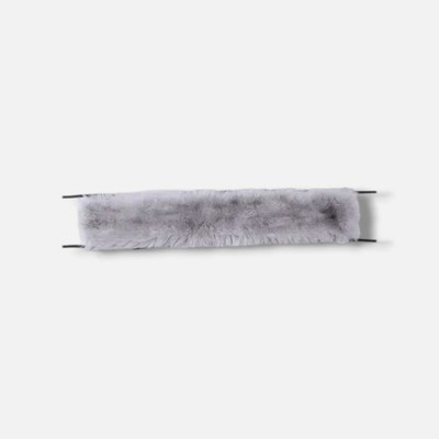 7 A.M. Enfant Gray Tundra Faux Fur Marquee Car Seat Canopy Stroller Cover