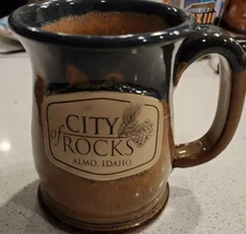 City Of Rocks Almo Idaho Coffee Mug Sunset Hill Stoneware