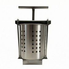 Manual Food Press Multi-Purpose Manual Vegetable Press with Basket Hand-Operated