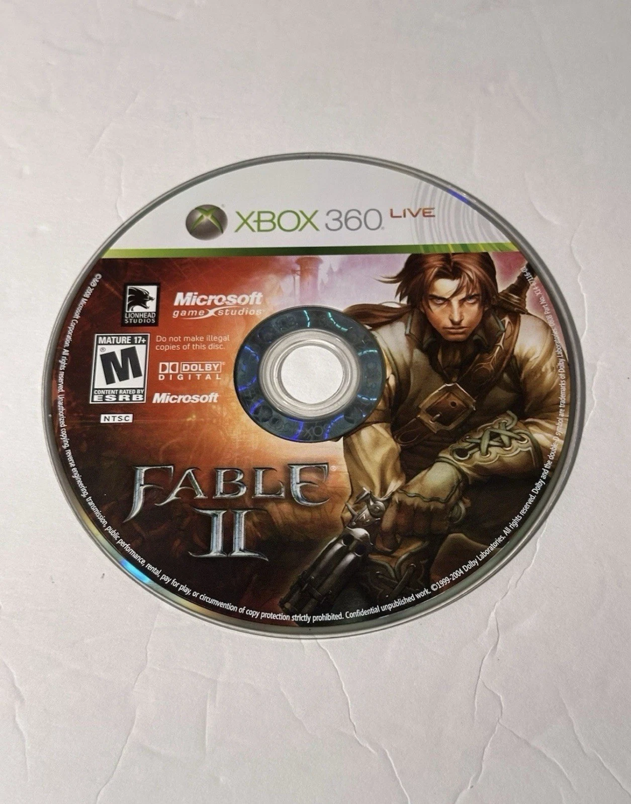 Fable II Xbox 360 Disc Only