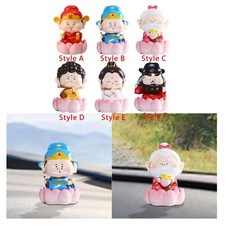 Chinese Immortal Figurine Decorative Sculpture Mini Collection Cartoon Fengshui