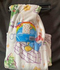 Care Bears White Christmas Plush Throw Blanket 50  x 70  