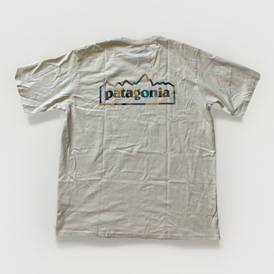 Patagonia Mens - Unity Fitz Short Sleeve Responsibili Medium - Off White