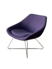 ALLERMUIR Lounge / reception Chairs - Purple - UK Delivery