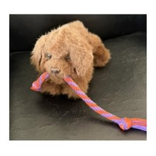 FurReal Friends Tugging Pup Dog Plush Hasbro 2004 with Rope Toy