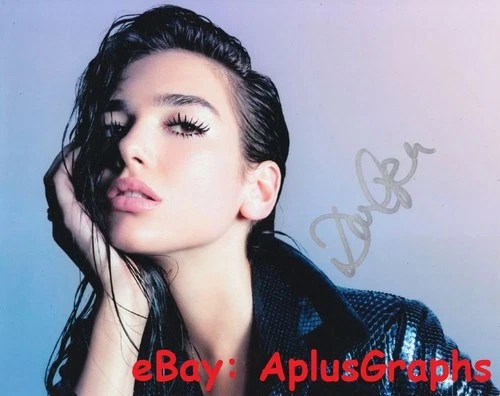 DUA LIPA... Sultry Singer (Don't Start Now) SIGNED