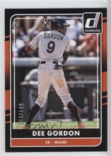 2016 Panini Donruss Black Border 43/199 Dee Gordon #65 1s8