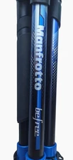 Mangrotto MKBFRA4G-BH Befree Aluminum Tripod Blue XC-M H30 Head Unit Italy