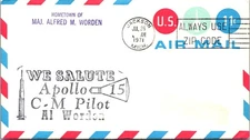 1971 Jackson MI 26.07.1971 Apollo 15 Hometown of Maj. Alfred M. Worden - A00968