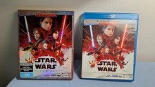    Star Wars: The Last Jedi Blu-ray w/Slipcover 2017 2 Hours of Bonus Features