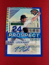 2024 Panini Prospect Lael Lockhart Blue Wave Auto /75 #167