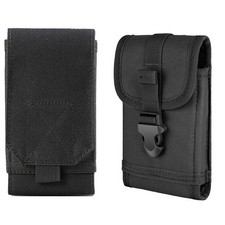 Tactical Molle Cell Phone Bag Case with Belt Clip Loop Holster Pouch Carry Cover