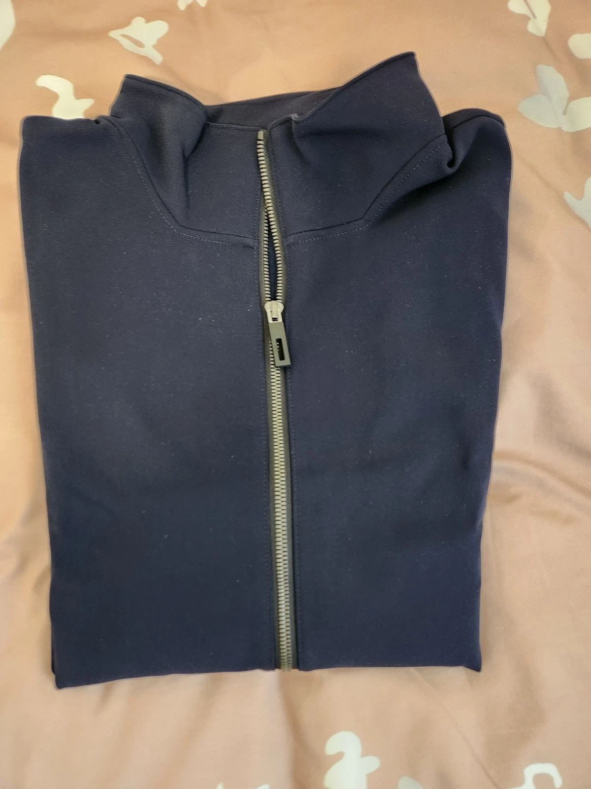 32 Degrees Heat Men's Regular Fit Stand Collar Full Zip Jacket, Blue, Size M