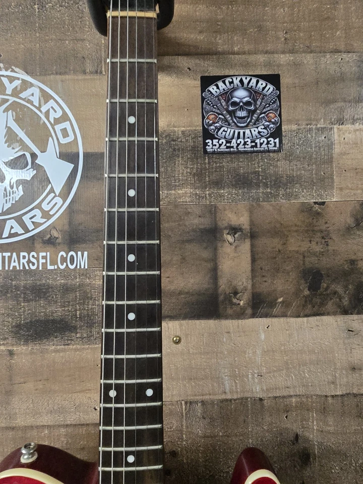 G&L  Deluxe Asat Tribute Series HH Tele Electric Guitar- Red  - Image 3 of 4