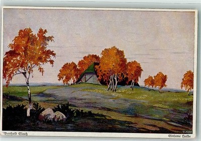 39597644 - sign. Clauss Berthold Birken Einsame Halde Primus Nr.3104 Baum