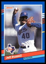 Jeff Russell 1991 Donruss #202 Texas Rangers MLB READ FREE SHIPPING AutographDen