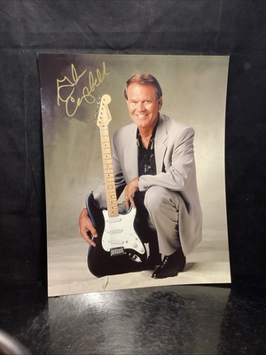 #ad Glen Campbell hand Autographed photo $25.00